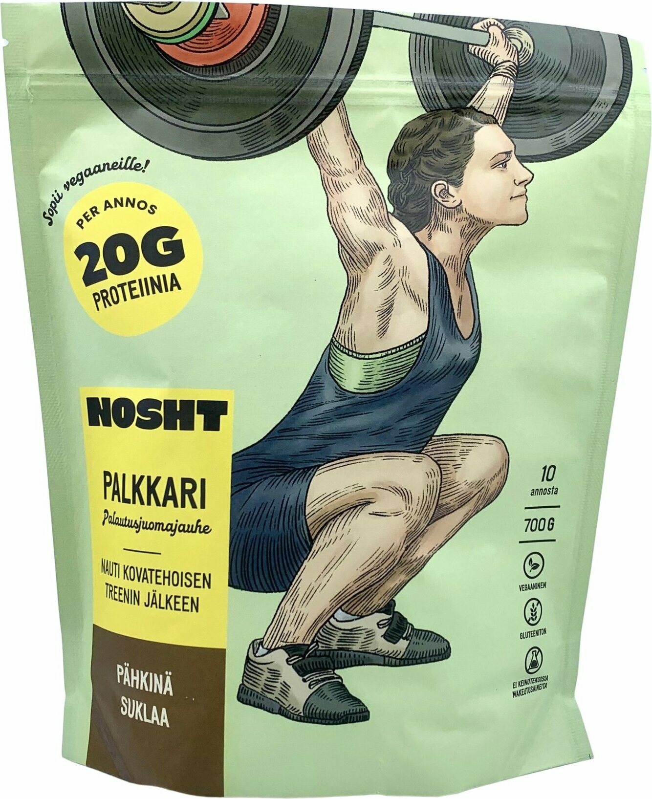 NOSHT Recovery Drink Mix - Vegan Peanut & Chocolate