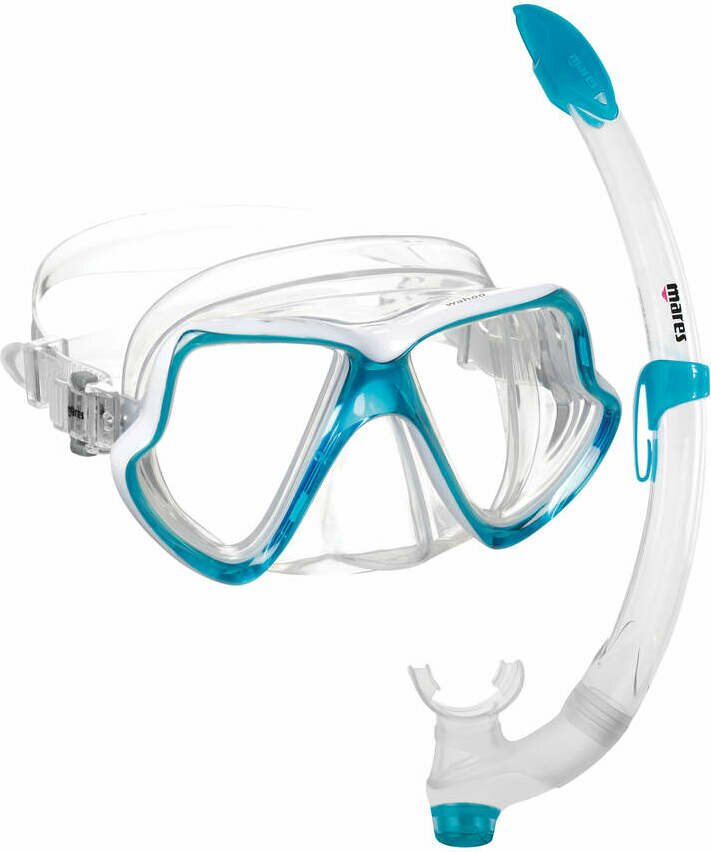 Mares Wahoo Mask+Snorkel Set Aqua White
