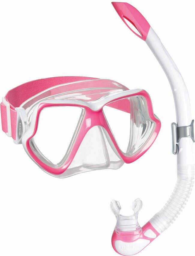 Mares Wahoo Neon Mask+Snorkel Set Pink (Mesh bag)