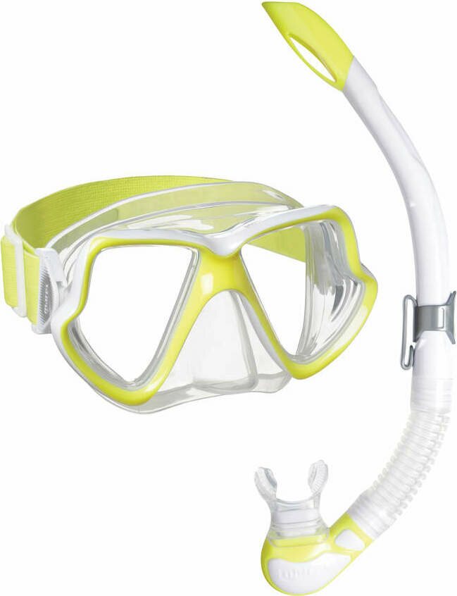 Mares Wahoo Neon Mask+Snorkel Set Yellow (Mesh bag)