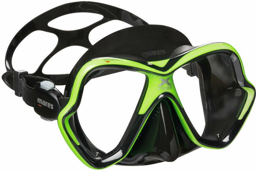 Mares X-Vision Black Black/green