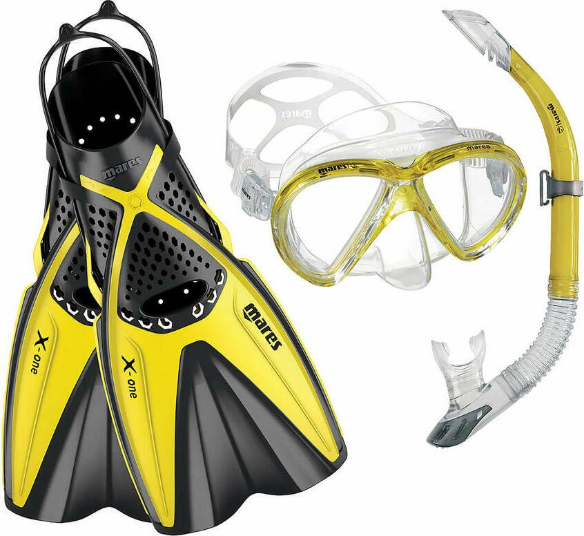Mares Set X-One Marea Yellow / Black