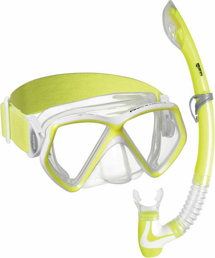 Mares Combo Pirate Neon Yellow (Mesh bag)