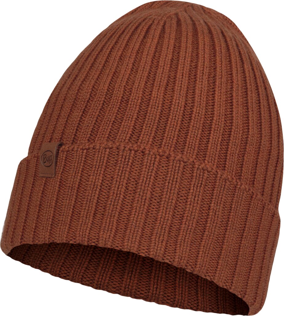 Buff Merino Knitted Hat Norval Rusty