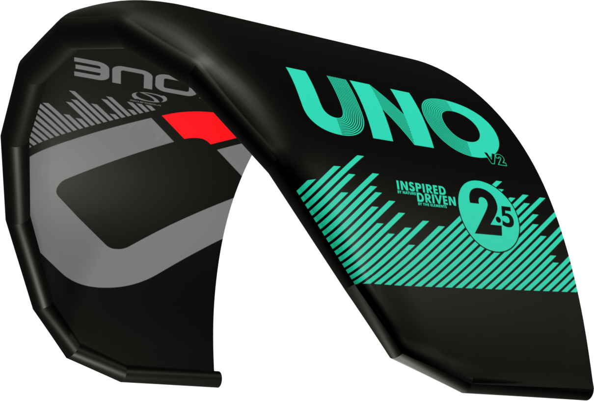 Ozone Uno V2 Kite Only 4.0m² Black