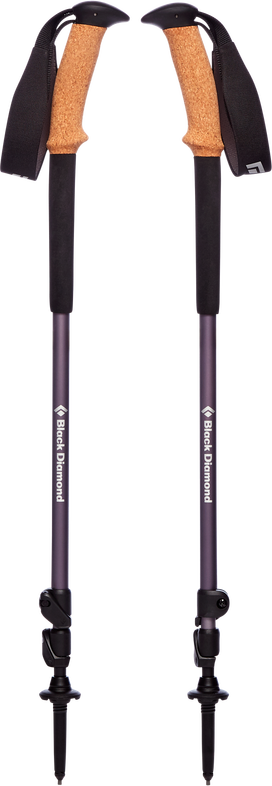 Black Diamond Trail Ergo Cork Trekking Poles Granite