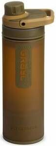 Grayl UltraPress Purifier Bottle 500ml water purifier Coyote Brown