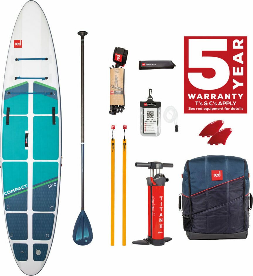 Red Paddle Co Compact Voyager 12' csomag Blue / White