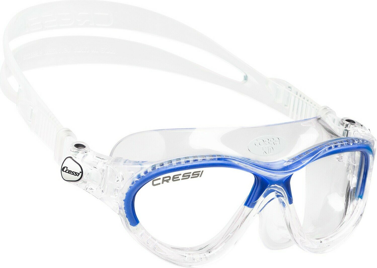 Cressi Mini Cobra Clear/Frame Blue