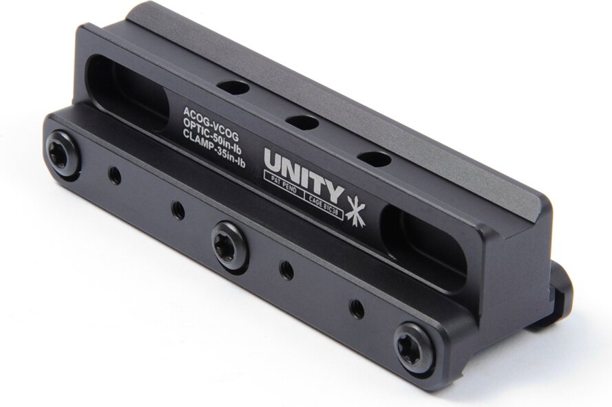 Unity Tactical FAST - VCOG / ACOG Series Mount - Black Black