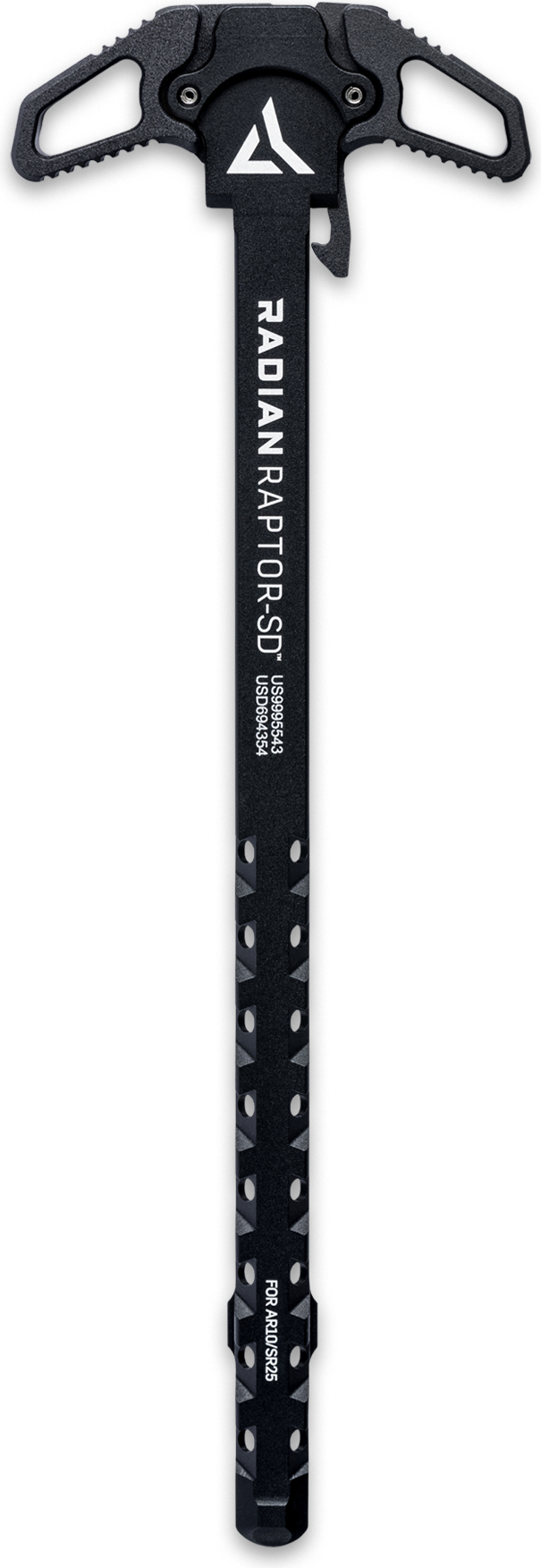 Radian Raptor-SD Ambidextrous Charging Handle AR10/SR25 Black