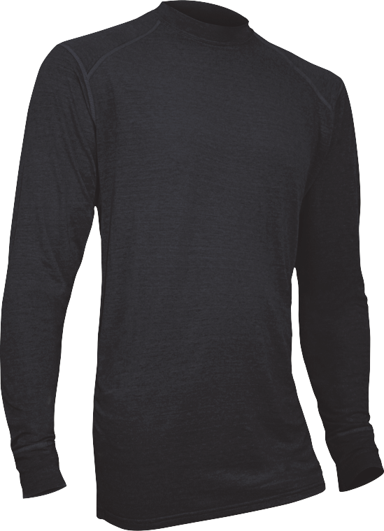XGO Lightweight FR LS Crew (FR1) Black