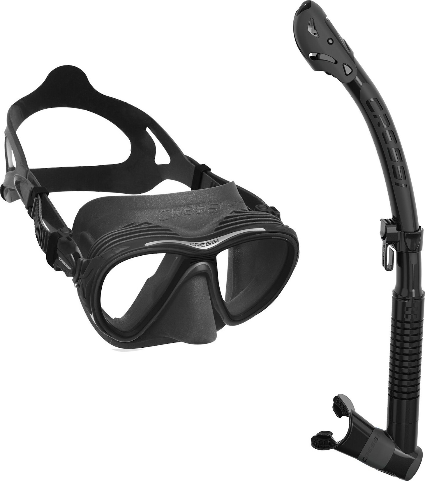 Cressi Quantum + Itaca Ultra Dry Black / Black