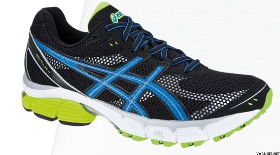 Asics GEL-PULSE 4 Musta / Sininen / Neon vihreä