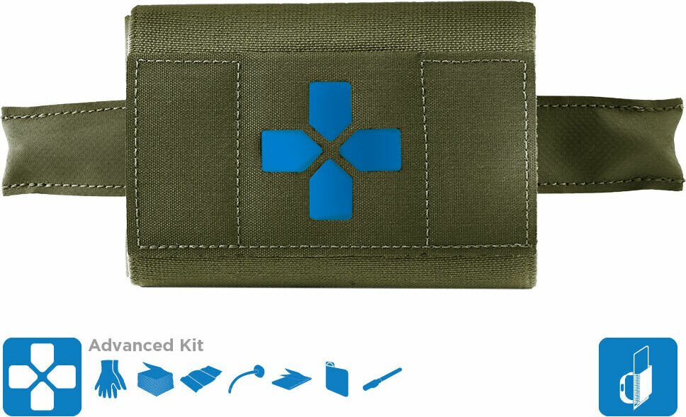 Blue Force Gear Micro Trauma Kit NOW! - Belt Mount - Advanced Supplies Ranger Green