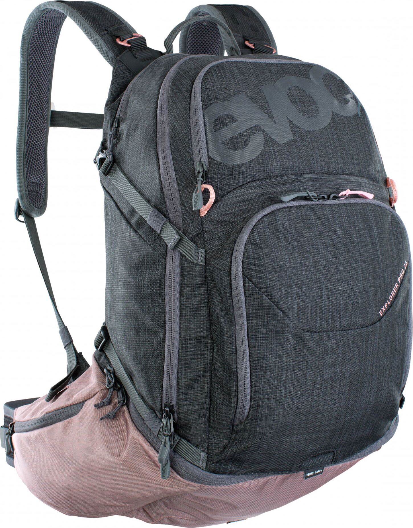 Evoc Explorer Pro 26L Carbon Grey - Dusty Pink