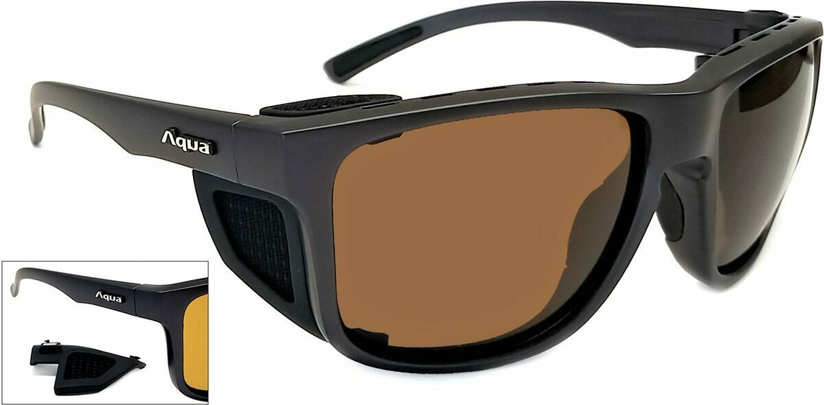 Aqua Ocean Matt Black PolarBasic Brown