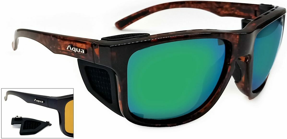 Aqua Ocean Demi Brown PolarBasic Mirror Green