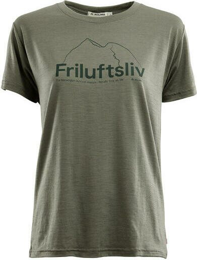 Aclima LightWool Classic Tee Friluftsliv Womens Ranger Green