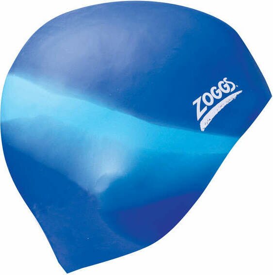Zoggs Multi Colour Silicone Cap Blue / Light Blue