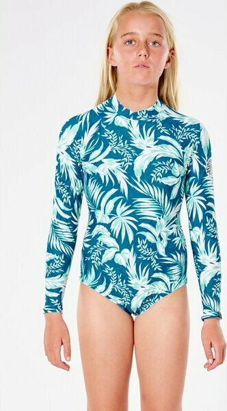 Rip Curl Girls Sun Rays Long Sleeve Surfsuit Dark Teal