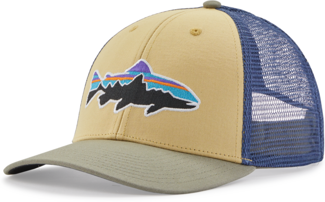 Patagonia Fitz Roy Fish LoPro Trucker Hat Sespe Tan w/Fitz Roy Trout