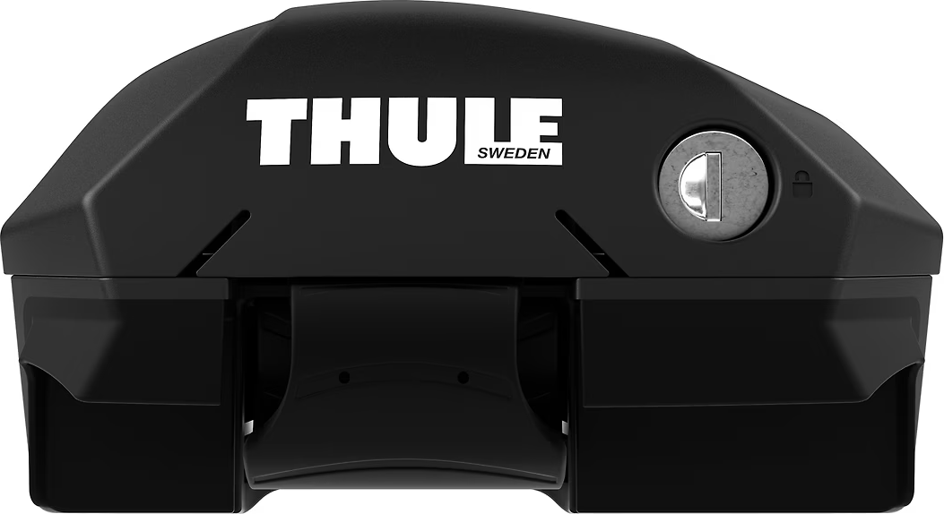 Thule Raised Rail Edge foot for vehicles 4-pack Black