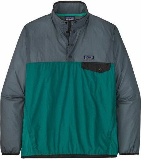 Patagonia Houdini Snap-T Pullover Mens Borealis Green