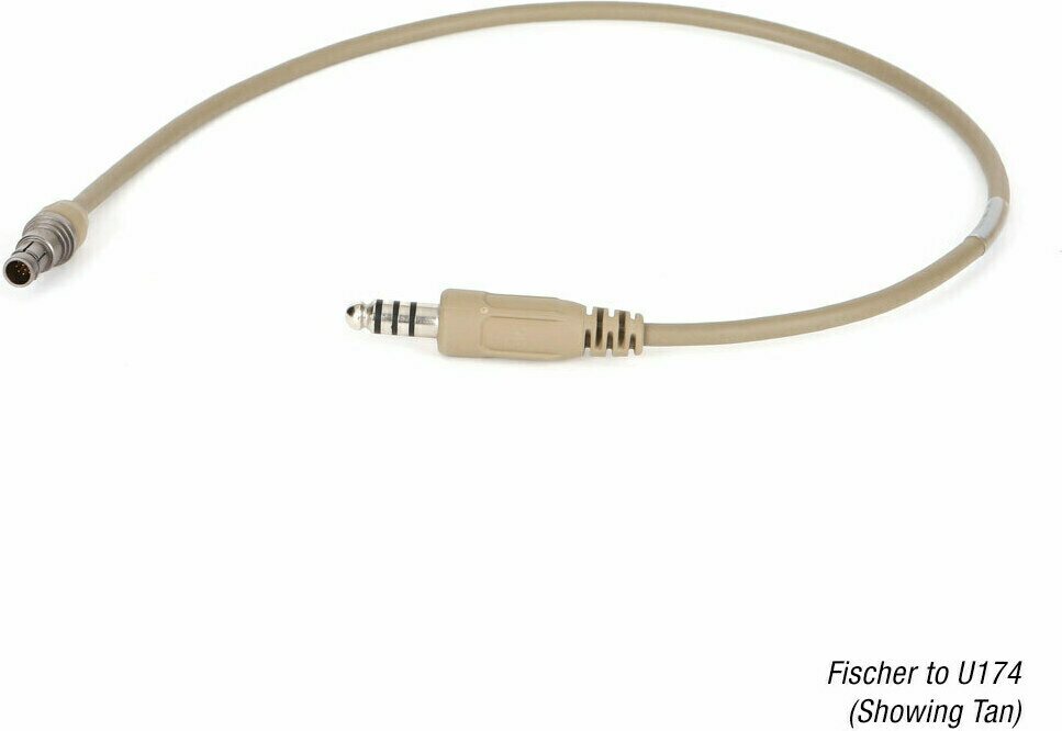 Ops-Core AMP Downlead cable, U174 Monaural Downlead Cable Tan