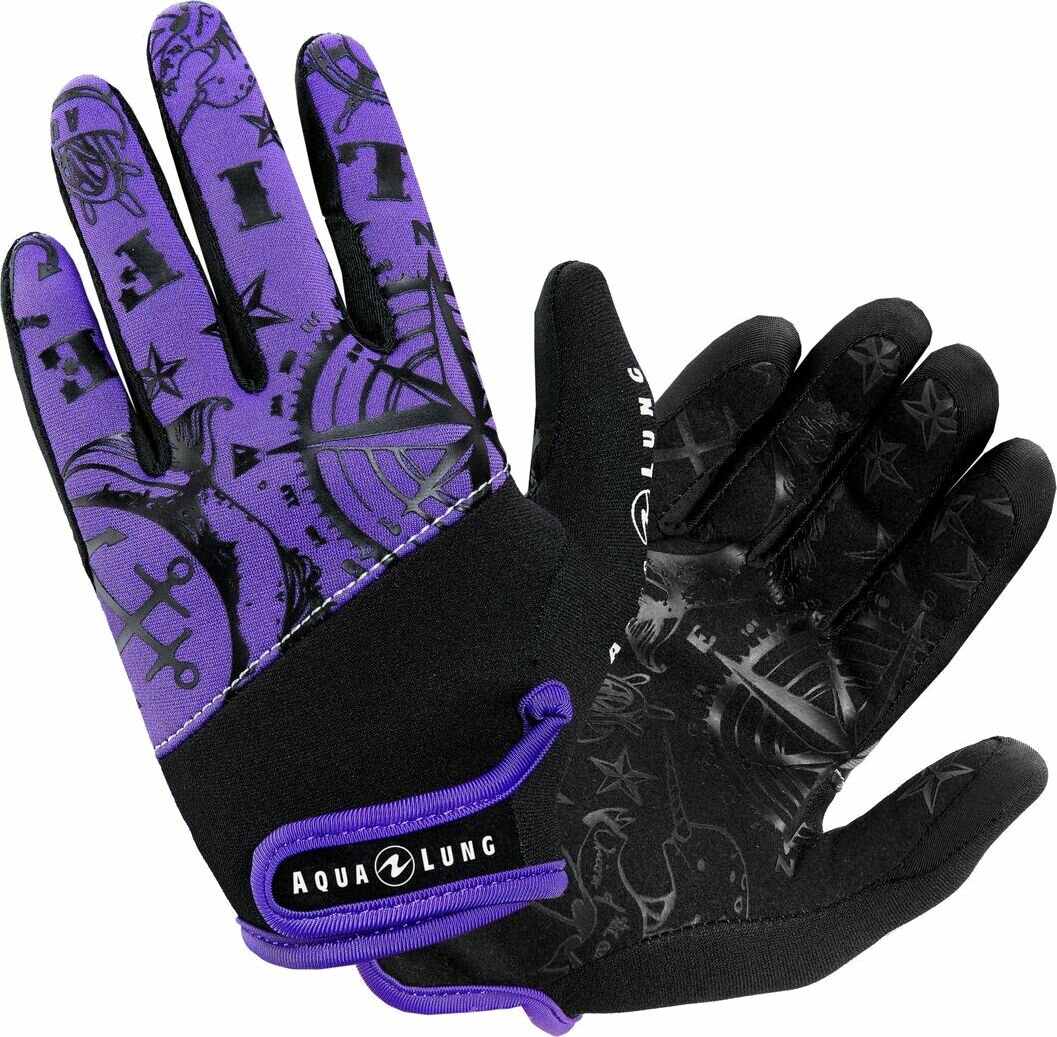 AquaLung Admiral III 2 mm Gloves Black/Purple