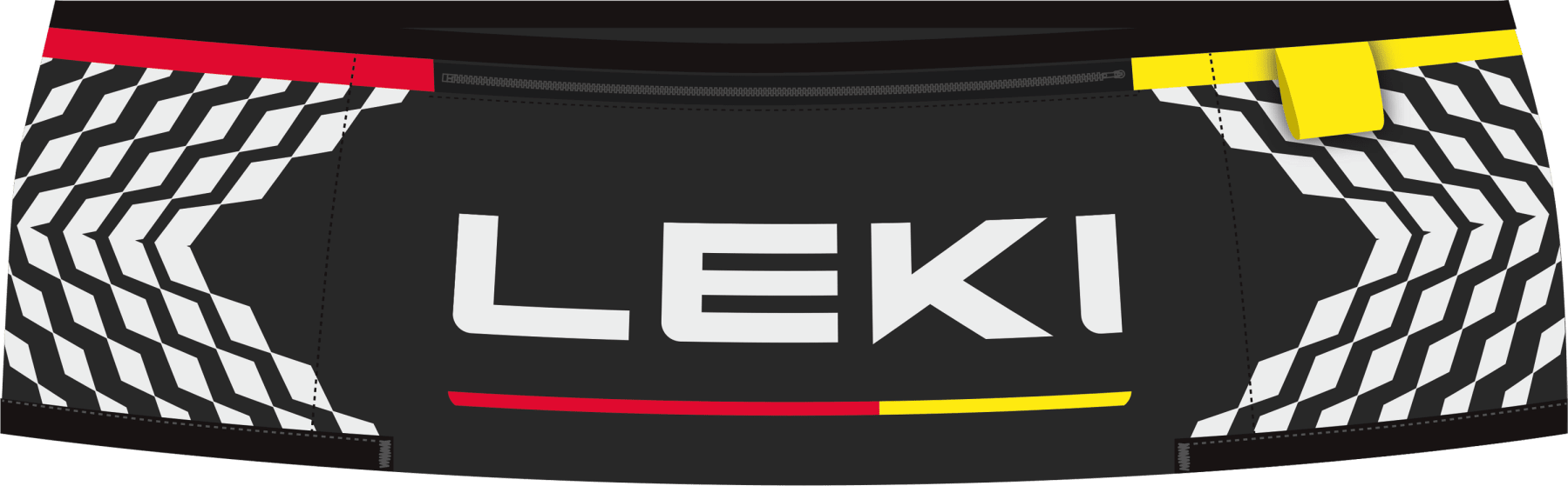 LEKI Trail Running Pole Belt Black - White