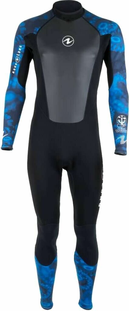 AquaLung HydroFlex 1 mm Wetsuit Mens Black / Blue Camo