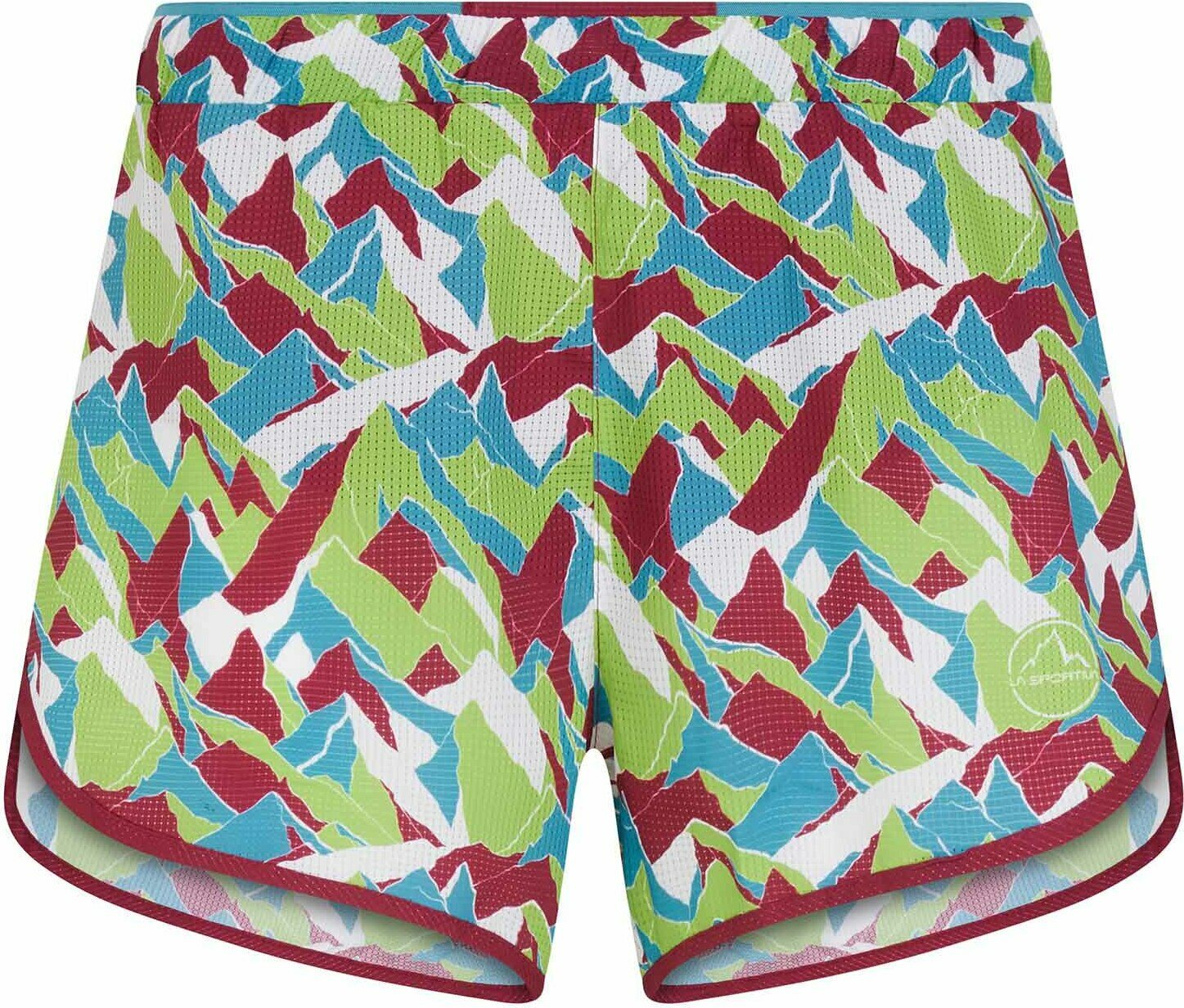 La Sportiva Timing Short Womens Red Plum/Lime Green