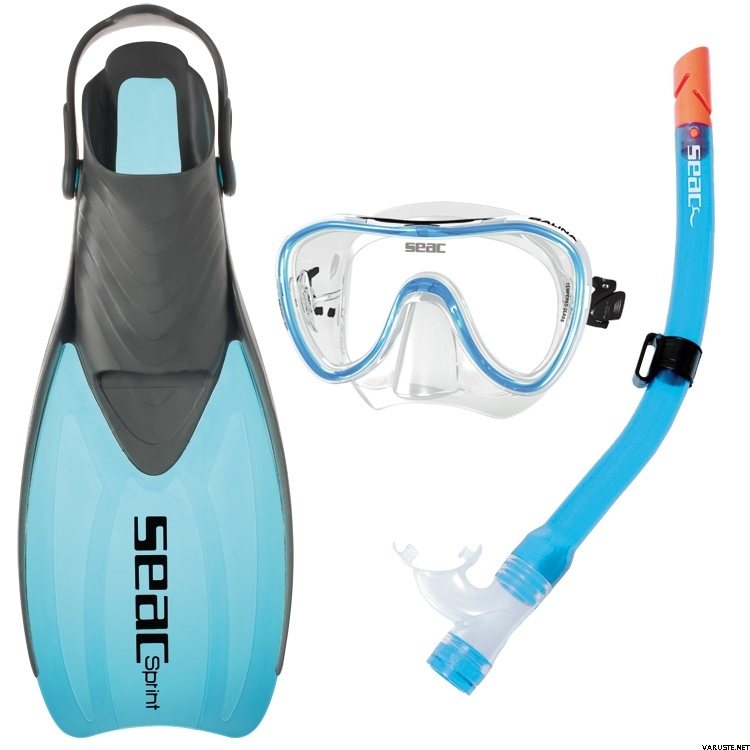 Seacsub Set Tris Sprint Jr, 32-35 (XXS-XS) Sininen