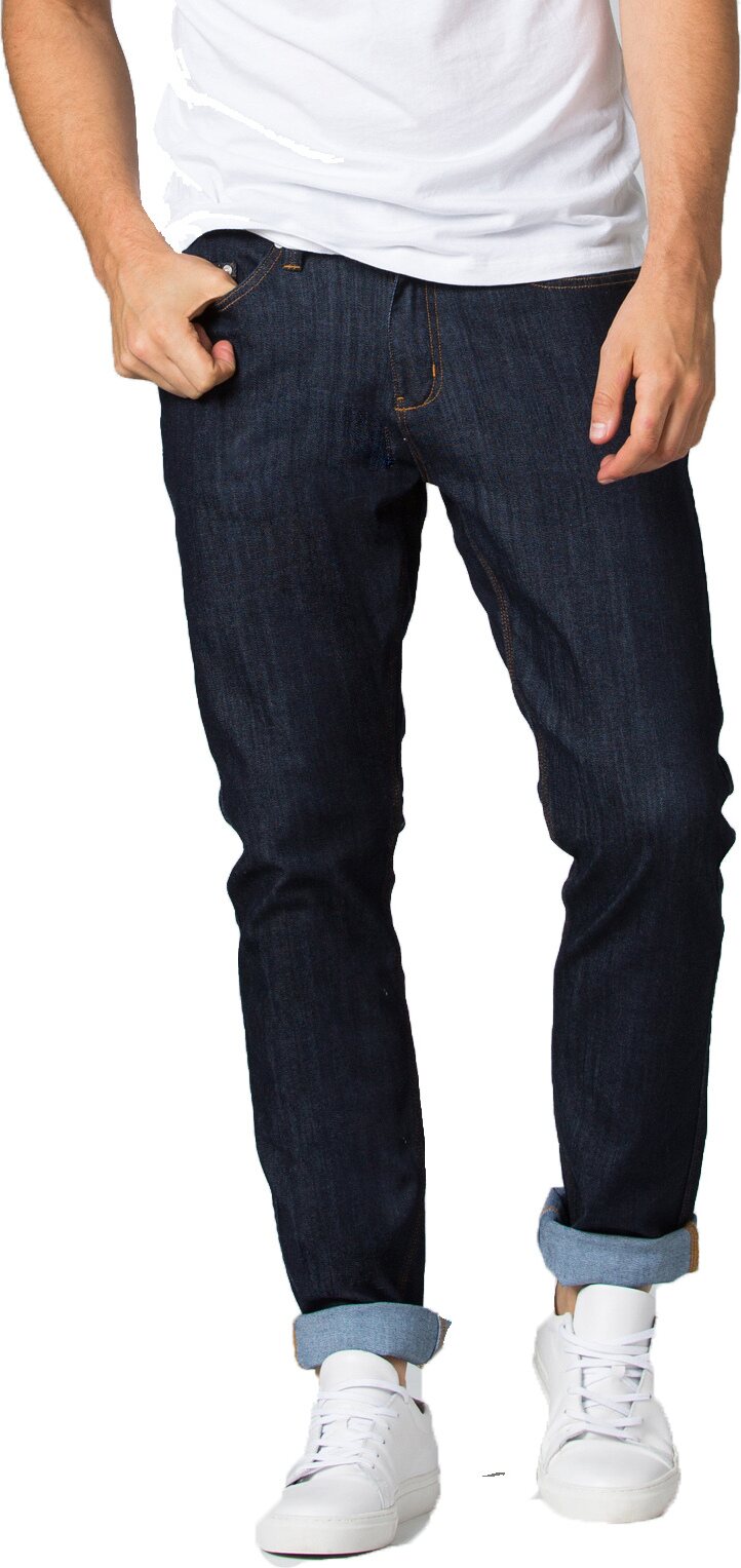 Duer Performance Denim Relaxed Taper Jeans Mens Heritage Rinse