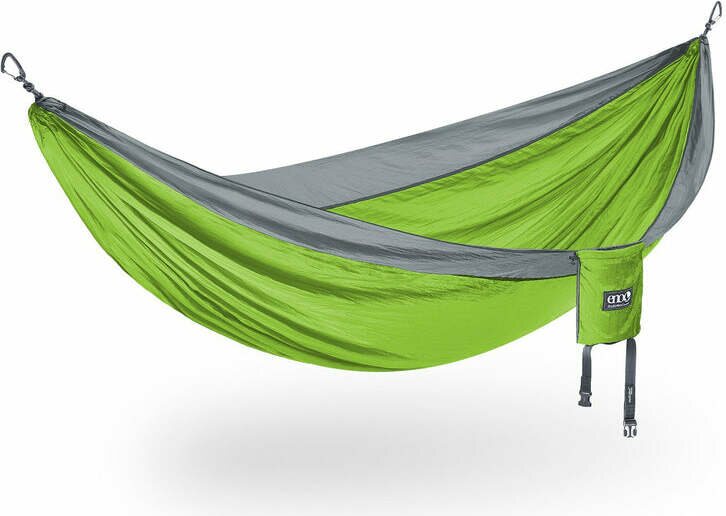 ENO DoubleNest Hammock Chartreuse / Grey
