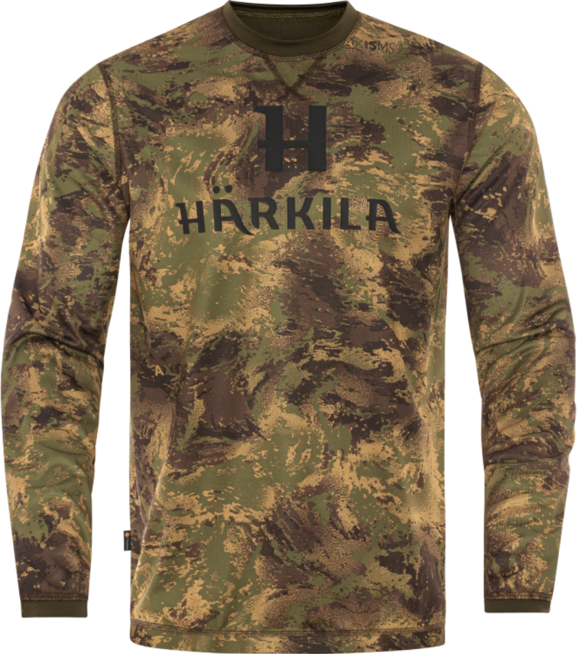 Härkila Deer Stalker Camo L/S T-Shirt Mens AXIS MSP®Forest green