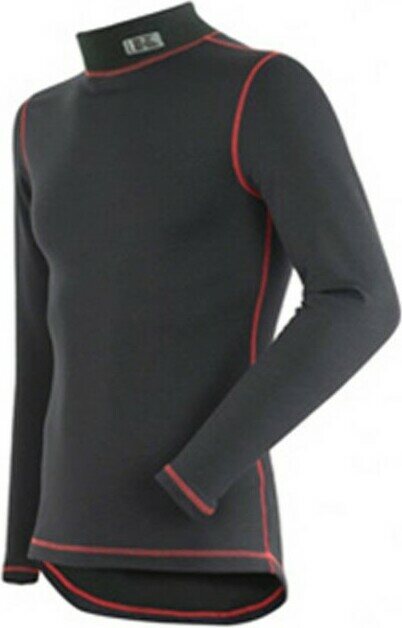 KWARK Power Stretch Long Sleeve Shirt Mens Black/Red