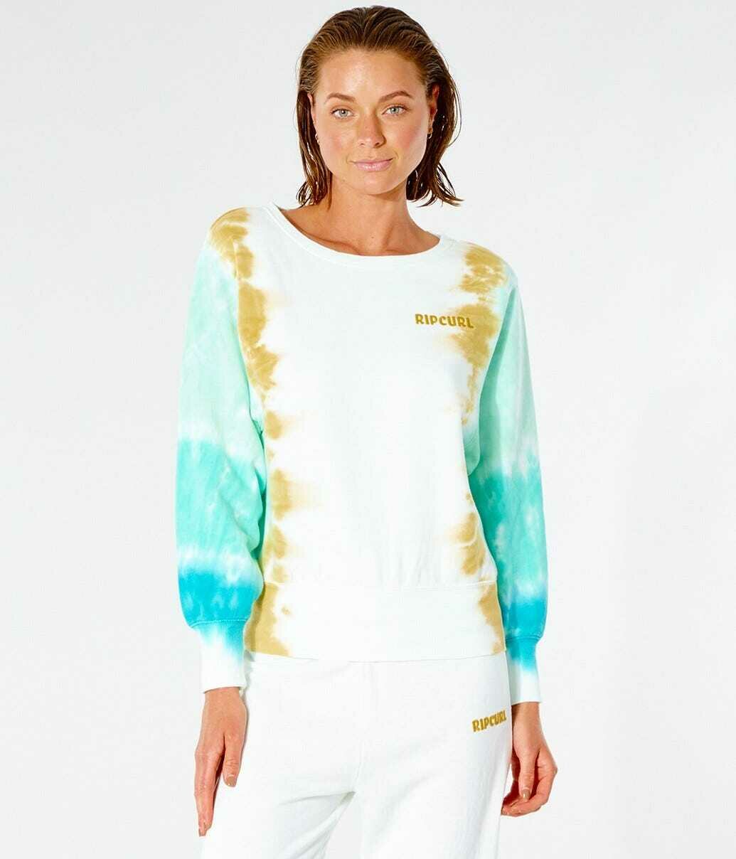 Rip Curl Sun Drenched Crew Womens Turquoise