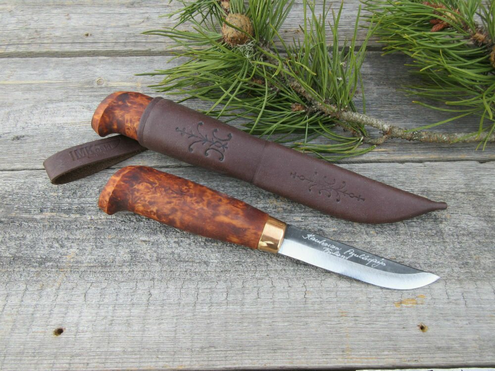 Kauhavan Puukkopaja General Knife 106 Brown