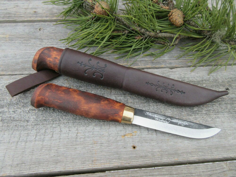 Kauhavan Puukkopaja Yleispuukko 108 Ruskea