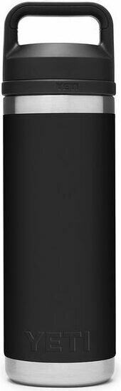 Yeti Rambler Bottle 532 ml (18 oz) with Chug Cap Black