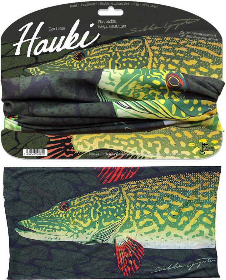 Sakke Yrjölä Tuubihuivi Hauki