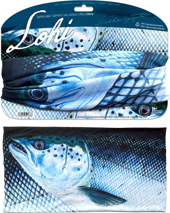 Sakke Yrjölä Tuubihuivi Lohi