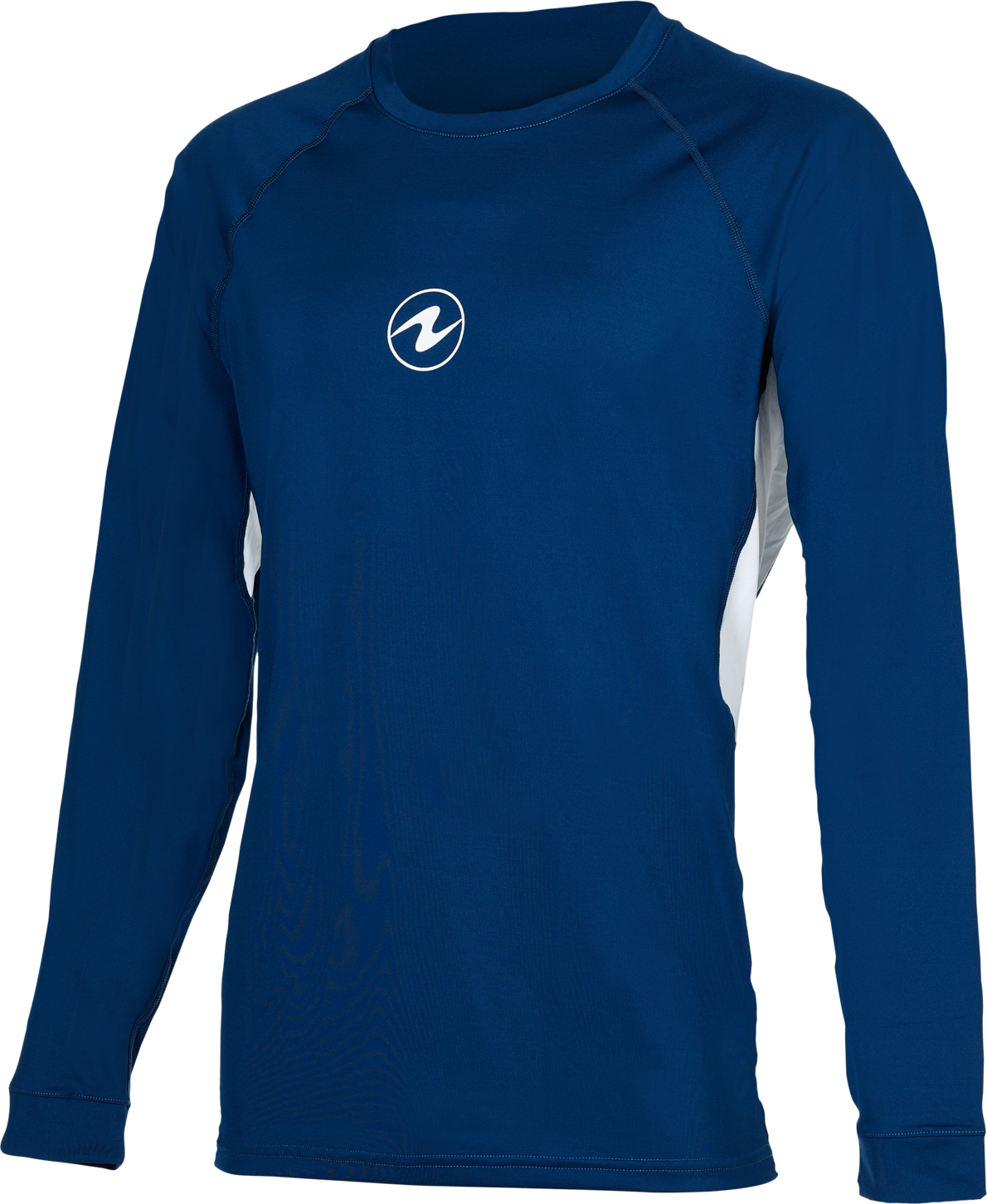 AquaLung Rashguard Loose Fit LS Mens Navy / White