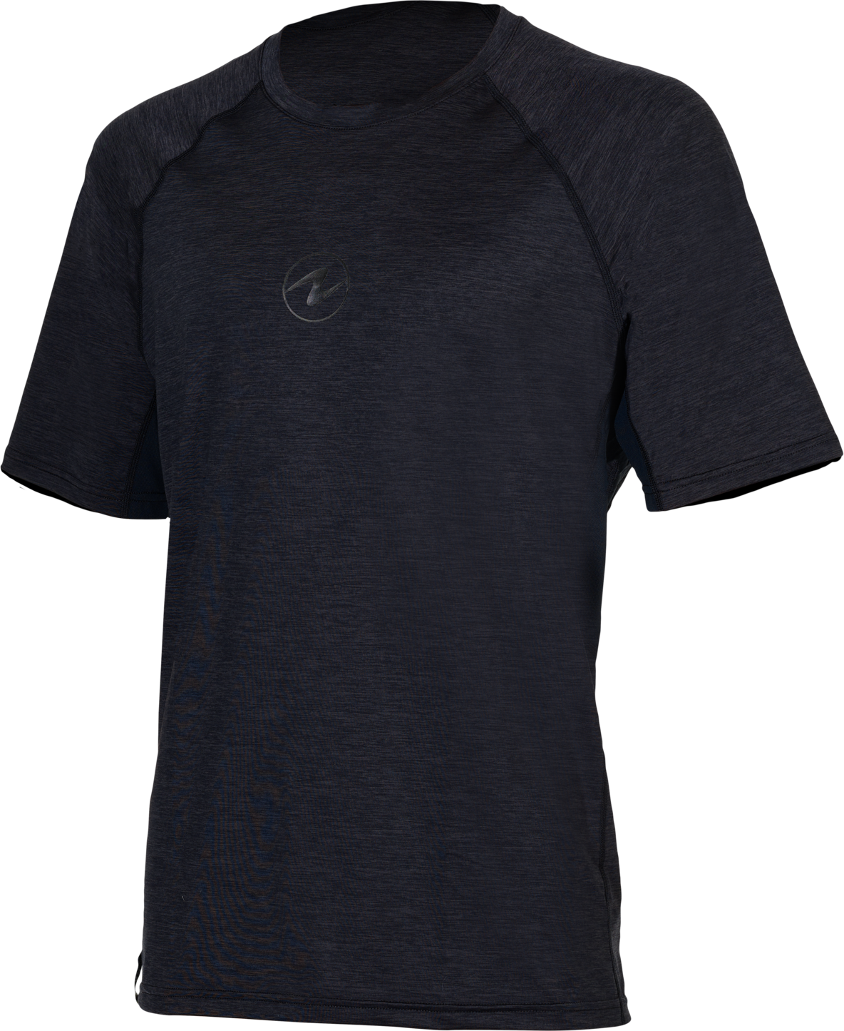 AquaLung Rashguard Loose Fit SS Mens Black / Grey