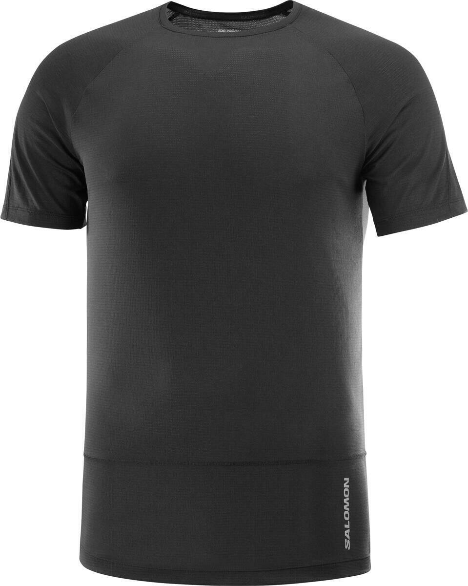 Salomon Cross Run SS Tee Mens Deep Black