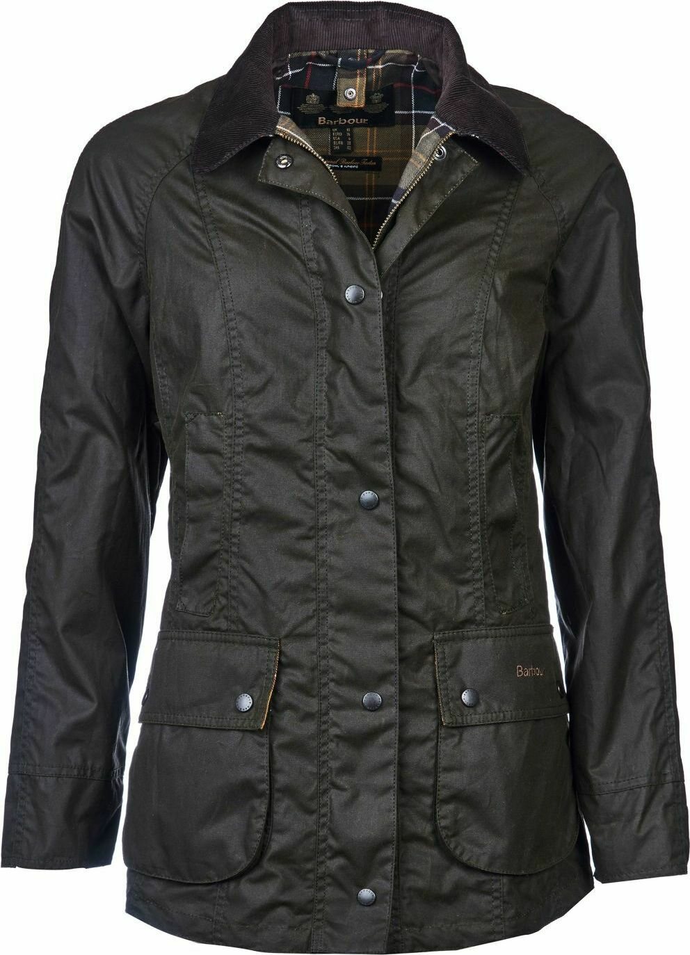 Barbour Classic Beadnell Wax Jacket Womens Olive