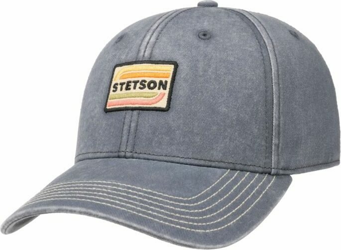Stetson Baseball Cap Cotton Grey / Anthracite