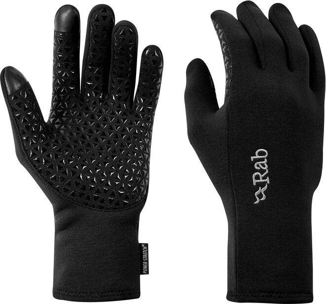Rab Power Stretch Contact Grip Glove Black